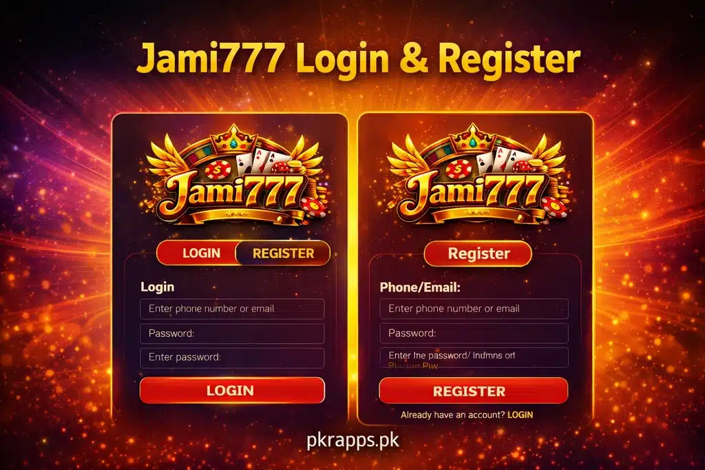 Jami777 login and register
