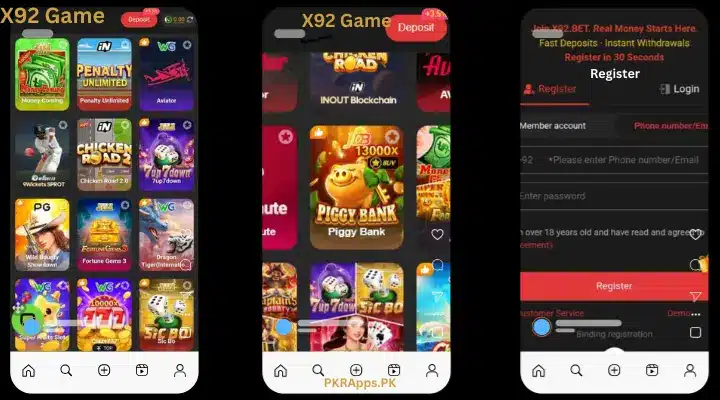 x92 game app